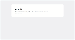 Desktop Screenshot of php.lt