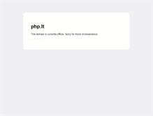Tablet Screenshot of php.lt